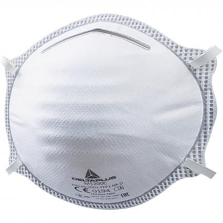 DELTA PLUS M1200C - Boite 20 demi-masques jetables moules ffp2