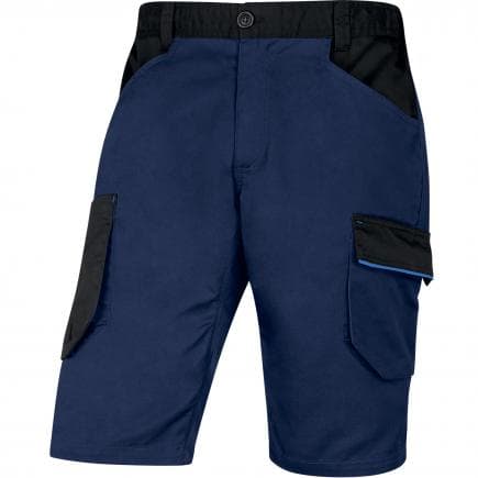 DELTA PLUS M2BE3BM3X - Bermuda de travail bleu marine-bleu roi mach2 polyester / coton