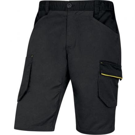 DELTA PLUS M2BE3GJTM - Bermuda de travail gris-jaune mach2 polyester / coton