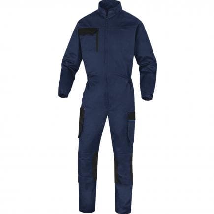 DELTA PLUS M2CO3BMPT - Combinaison de travail bleu marine-bleu roi mach2 en polyester/coton