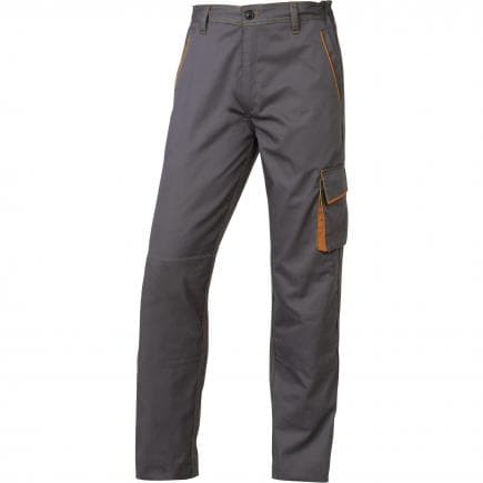 DELTA PLUS M6PANGOXX - Pantalon de travail gris-orange panostyle polyester/coton