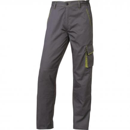DELTA PLUS M6PANGRTM - Pantalon de travail gris-vert panostyle polyester/coton