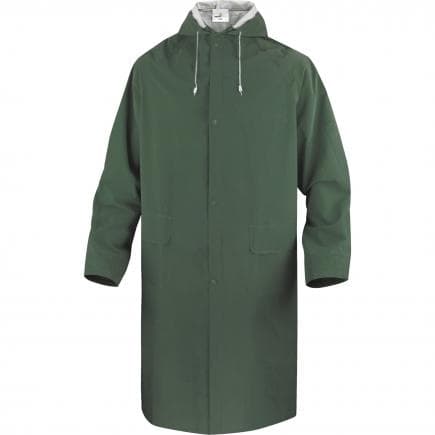 DELTA PLUS MA305VEGT2 - Manteau de pluie vert polyester enduit double face pvc