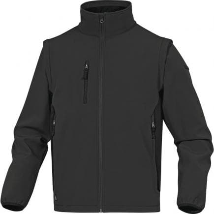 DELTA PLUS MYSE2GN3X - Veste softshell gris-noir 96% polyester 4% elasthanne - manches amovibles
