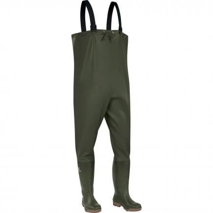 DELTA PLUS OYST2S5KA45 - Salopette wader de sécurité kaki-beige en pvc - s5 sra