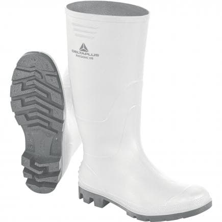 DELTA PLUS PHYHCOBBC45 - Botte de travail pvc blanc-gris - ob sra