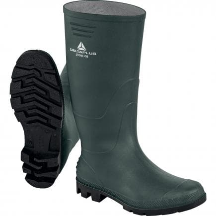 DELTA PLUS STONEOBVE40 - Botte de travail vert-noir en pvc - ob sra