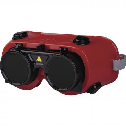 DELTA PLUS TOBA3T5 - Lunettes soudeur rouge relevable