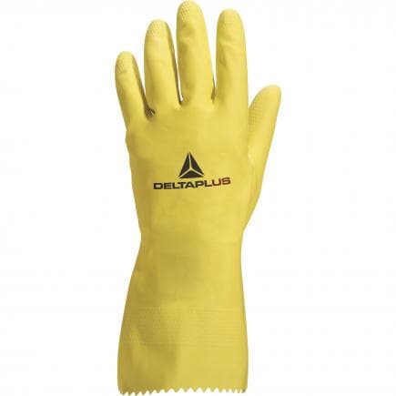 DELTA PLUS VE240JA08 - Gant latex menage jaune picaflor 240 (lot muliple)