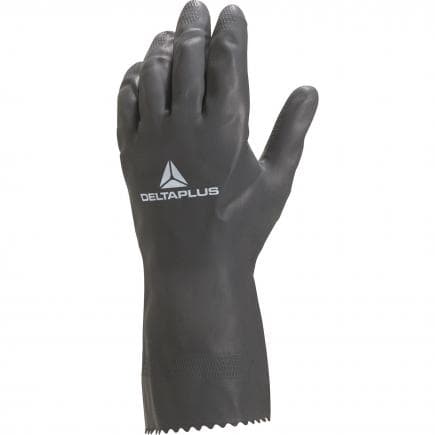 DELTA PLUS VE530BM10 - Gant noir neoprene latex 30cm (lot muliple)