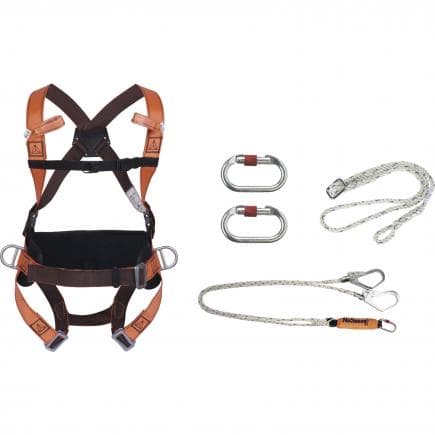 DELTA PLUS ELARA320 - Kit antichute "positionning & scaffolding" orange: har14 + ex021 + an211200cdd + am002 + 1 sac de rangement