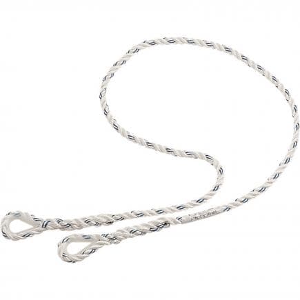 DELTA PLUS LO007150 - Longe corde blanc toronnée - 1,5 m
