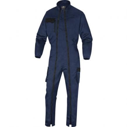 DELTA PLUS M2CZ3BMPT - Combinaison de travail bleu marine-bleu roi mach2 en polyester / coton avec- double zip
