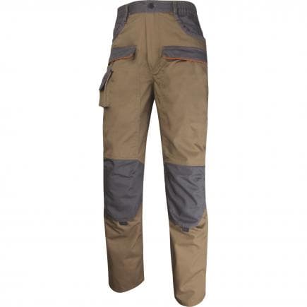 DELTA PLUS MCPANBE3X - Pantalon de travail beige-gris mach2 corporate en polyester coton