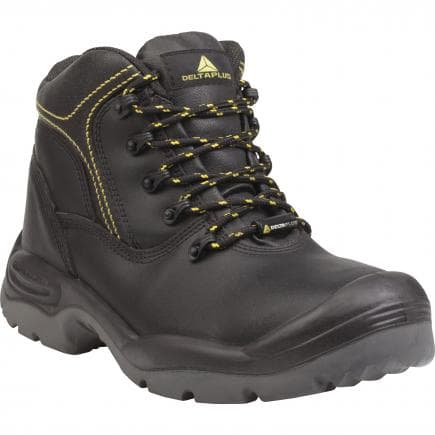 DELTA PLUS SANTAS3NO40 - Chaussures hautes noir cuir lisse de buffle - s3 src