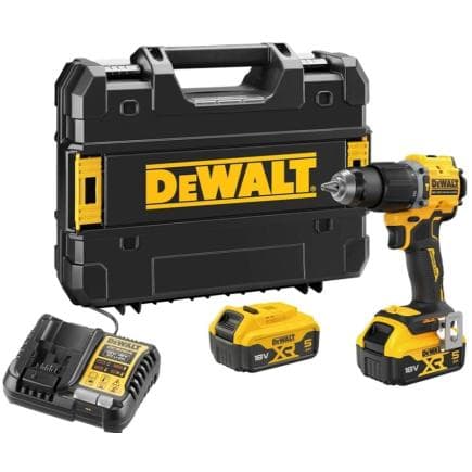 DeWALT DCD799D2T-QW - Perceuse-visseuse à percussion compacte XR BRUSHLESS 2 vitesses 18V (2 x batterie 2Ah et chargeur)