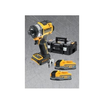 DeWALT DCF860S2T-IT - Clé à chocs 1/4" 282 Nm Brushless (2 batteries 3,5 Ah et chargeur)