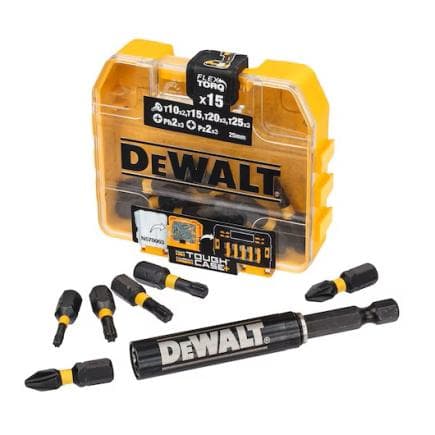 DeWALT DT70577T-QZ - EXTREME® FLEXTORQ® 25 mm en boîte mixte (16 pcs.)