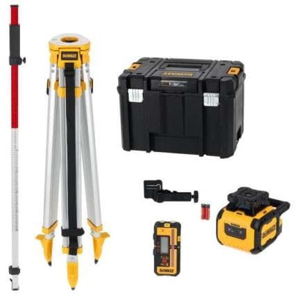 DeWALT DCLE05211RL-XJ - Laser rotatif avec faisceau rouge avec trépied
