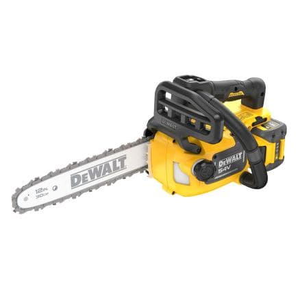 DeWALT DCMCST632X1-QW - Scie à chaîne électrique avec guidon supérieur 30 cm 54V Flexvolt BRUSHLESS (avec batterie 9,0 Ah et chargeur)