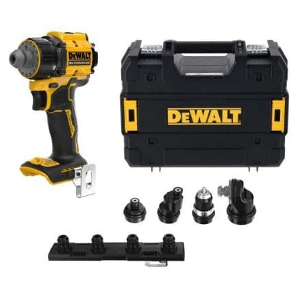 DeWALT DCD803NT-XJ - Perceuse multi-têtes XR 18V avec 4 têtes interchangeables (sans batterie ni chargeur)