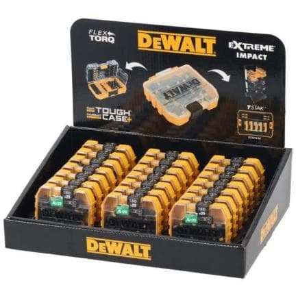 DeWALT DT70916T-QZ - Écran avec 21 ensembles de 15 inserts Torsion T25 de 57 mm