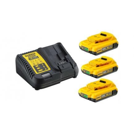 DeWALT DCB115D3-QW - STARTER KIT 18V 2.0 AH