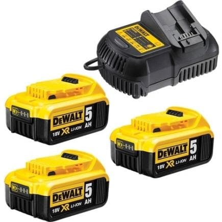 DeWALT DCB115P3-QW - KIT DE DÉMARRAGE 18V 5.0 AH
