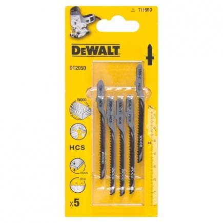 DeWALT DT2050-QZ - Lame standard pour bois (2-15 mm) - Coupes courbes
