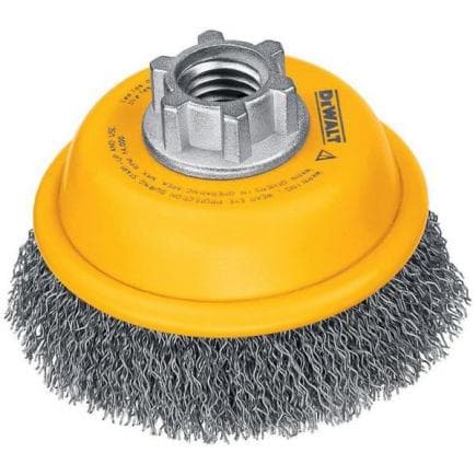 DeWALT DT3480-QZ - Brosse pour moulin à gobelets à fils droits diamètre 65 mm M14