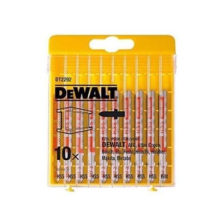 DeWALT DT2292-QZ - Coffret composé de 10 lames assorties pour métal