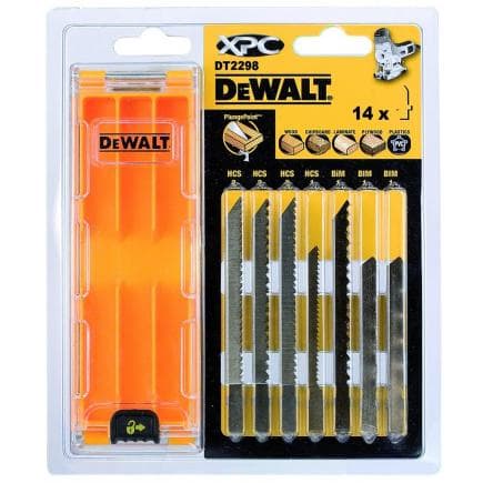 DeWALT DT2298-QZ - Travail du bois : jeu de lames de scie XPC 14 pièces