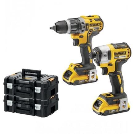 DeWALT DCK2151P2T-IT - Percussion Drill/Driver + Impact Wrench 1/2''