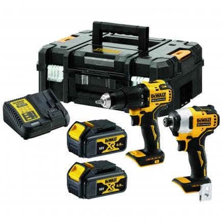 DeWALT DCK2062M2T-QW - 18V drill driver and screwdriver kit, 2 batteries and TSTACK case