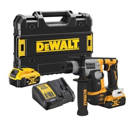 DeWALT DCH172P2-QW - Marteau perforateur SDS Plus 18 V XR Brushless 16 mm avec 2 batteries 5 Ah