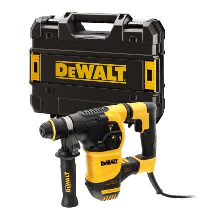 DeWALT D25334K-QS - Marteau SDS-Plus 30 mm 950 W 3,5 J ROTOSTOP 30 mm, conception en forme de L Double mandrin à serrage rapide