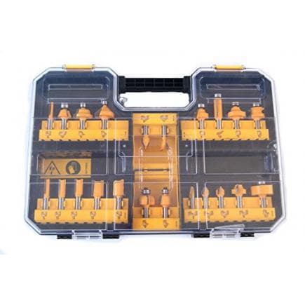 DeWALT DT90017-QZ - Jeu de 22 fraises Pour bois