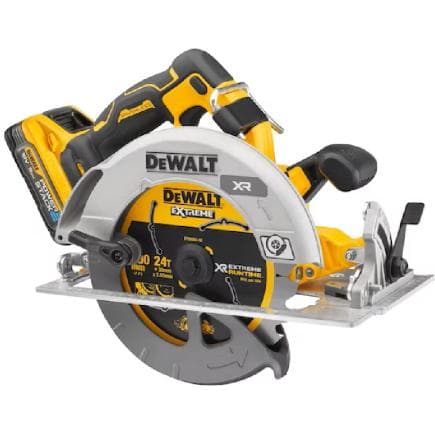 DeWALT DCS570H2T-QW - Scie circulaire 18V XR Brushless 184mm avec 2 batteries POWERSTACK 5AH