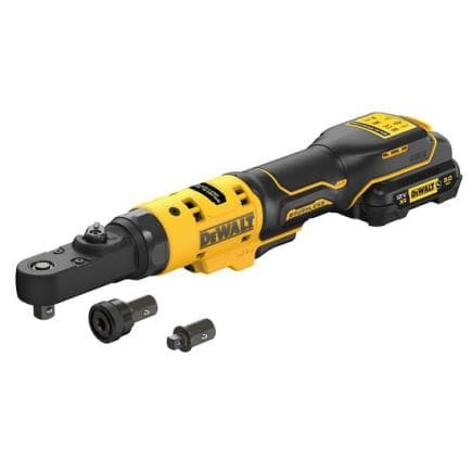 DeWALT DCF500L2G-QW - Cliquet à batterie 12V XR, 1/4" et 3/8" (sans balais) avec batterie 1 G (12 Volts / 3 Ah)