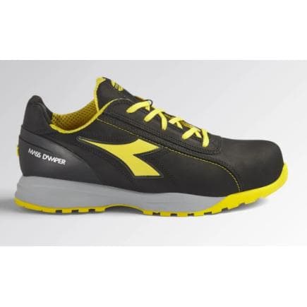 DIADORA UTILITY 701.177664-80013/40 - Chaussures de sécurité basses noir en nubuck soie hydrofuge S3 HRO SRC