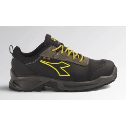 DIADORA UTILITY 701.177652-C2815/44 - Chaussures de sécurité basses imperméable et thermo-isolante en cuir italien pull-up nubuck noir/gris acier...