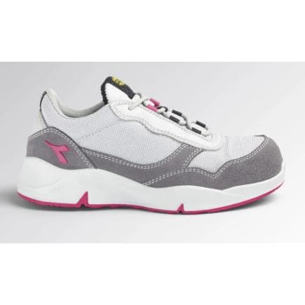 DIADORA UTILITY 701.179903-D0459/36 - Chaussures de sécurité basses gris en croûte de cuir, cuir de veau pleine fleur et mesh S1PL FO SR ESD
