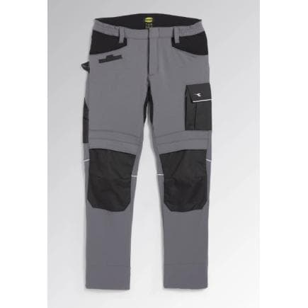 DIADORA UTILITY 702.175554-75070/S - Pantalon performance en tissu déperlant élastique gris acier