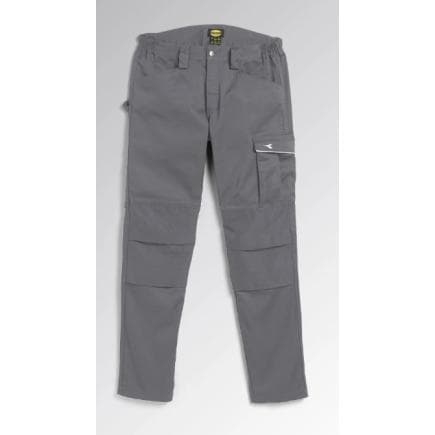 DIADORA UTILITY 702.177663-75070/3XL - Pantalon en twill stretch de polyester, coton et élasthanne gris acier