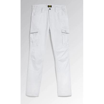 DIADORA UTILITY 702.177649-20002/XXL - Pantalon cargo à quatre poches blanc