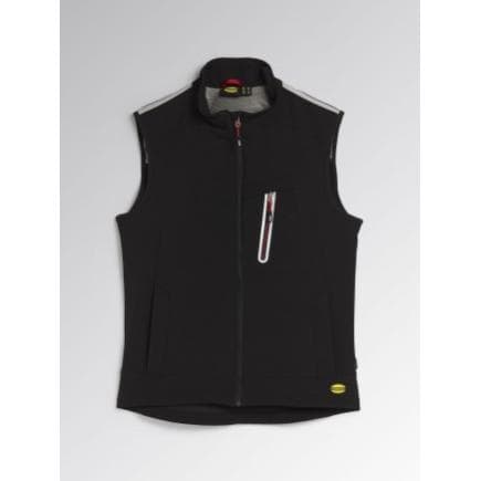 DIADORA UTILITY 702.175343-80013/L - Gilet en tissu déperlant élastique noir