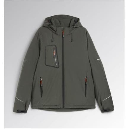 DIADORA UTILITY 702.177660-70166/XXL - Veste rembourrée imperméable certifiée EN343 avec ouate thermique 3M thym vert
