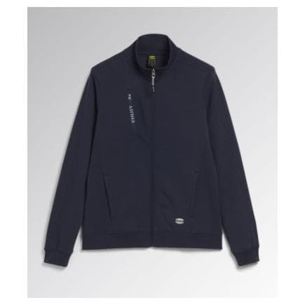 DIADORA UTILITY 702.177677-60062/XS - Sweat-shirt gratté entièrement zippé coupe slim confort conçue pour le monde du travail féminin marine...