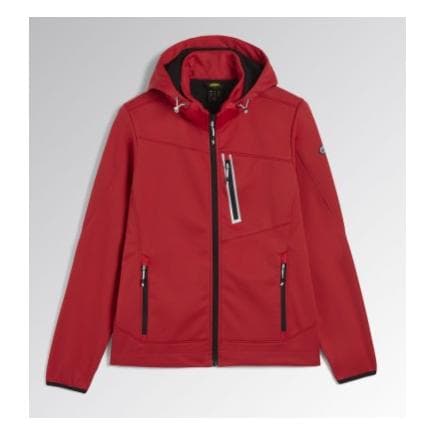 DIADORA UTILITY 702.179462-D0220/M - Veste softshell rouge/noir conçue pour les femmes qui travaillent