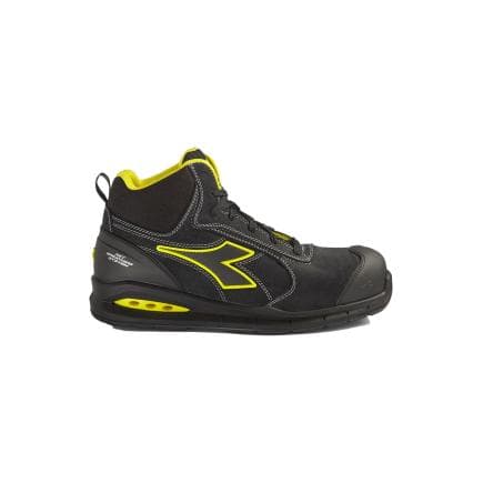 DIADORA UTILITY 701.178838-C0200/41 - Chaussures de sécurité semi-montantes RUN NET AIRBOX MASTER MID S3 SRC ESD Noir/Noir